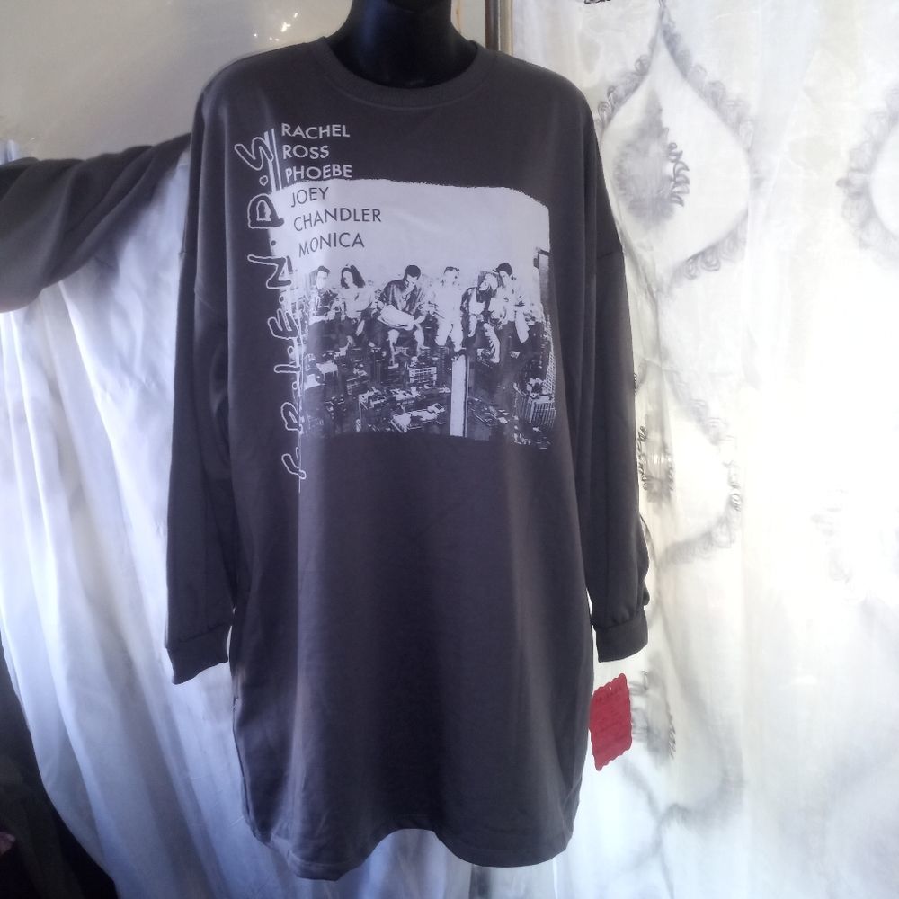 Friends long blouse or dress with pockets Size small ( bag Y )